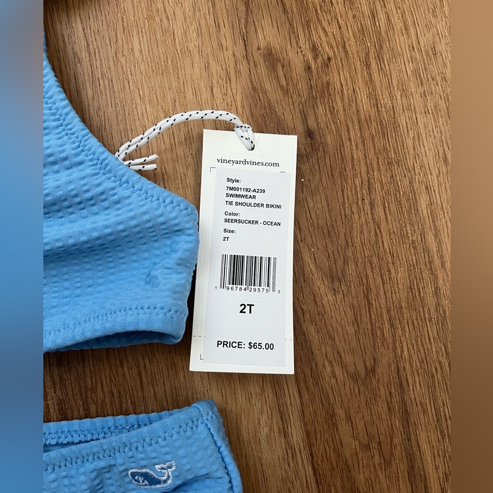 vineyard vines Girls Tie Shoulder Bikini - Picture 3 of 3